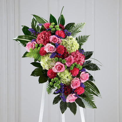 Refreshing Mix Standing Spray –  Halstead Floral At The Plaza, Halstead KS