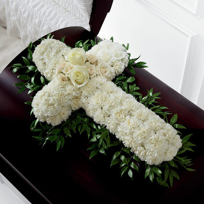 Peaceful Memories Casket Spray (Standard) –  Halstead Floral At The Plaza, Halstead KS