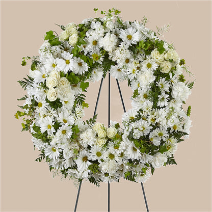Faithful Wishes Wreath –  Halstead Floral At The Plaza, Halstead KS