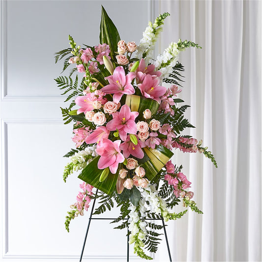 Elegant Embrace Standing Spray –  Halstead Floral At The Plaza, Halstead KS