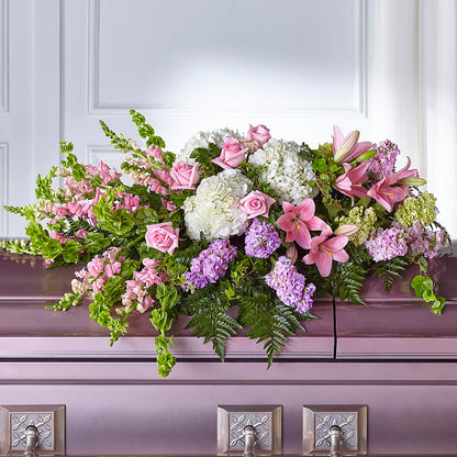 Life's Gratitude Casket Spray –  Halstead Floral At The Plaza, Halstead KS