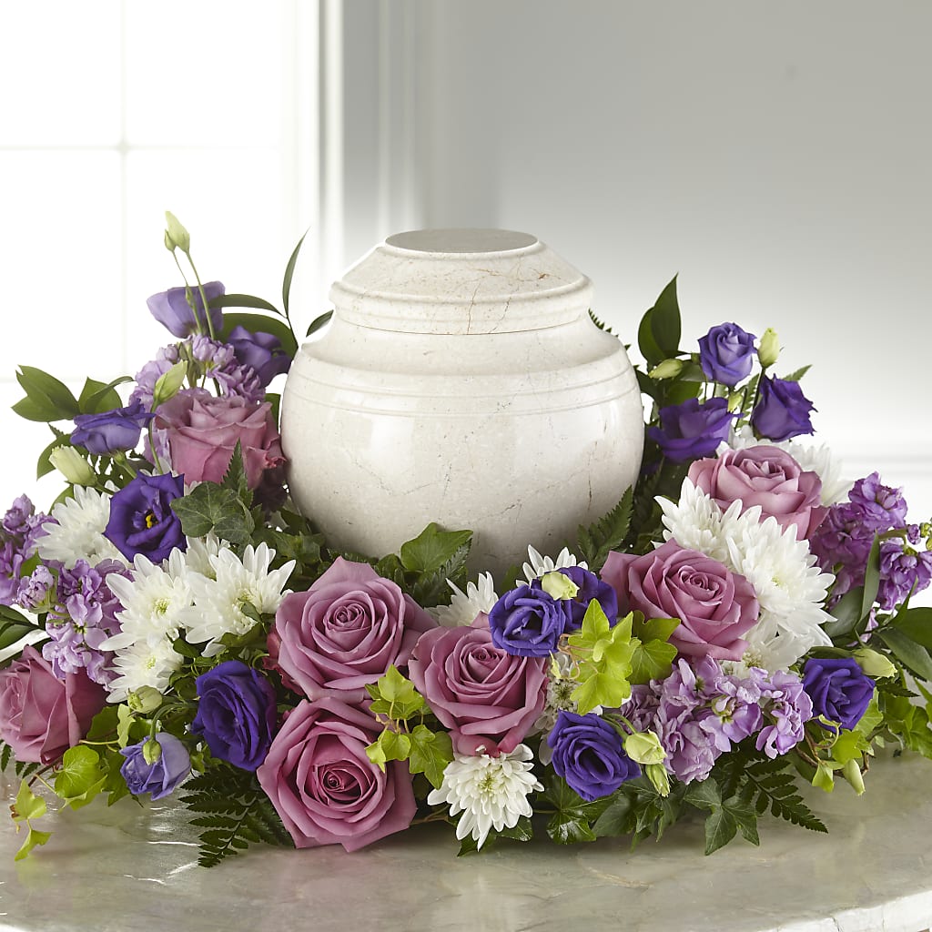 Blooming Sympathy Cremation Adornment –  Halstead Floral At The Plaza, Halstead KS