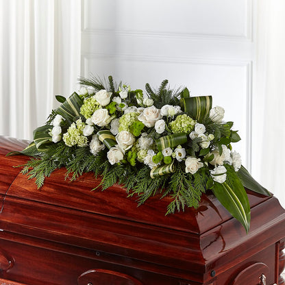 Hopeful Gesture Casket Spray –  Halstead Floral At The Plaza, Halstead KS