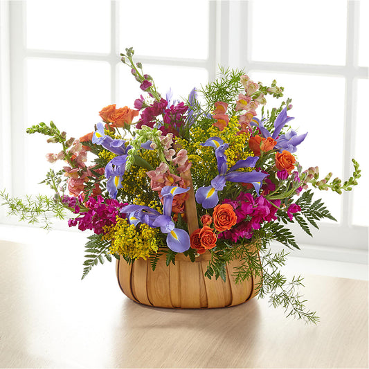 Garden of Life Basket – HALSTEAD FLORAL AT THE PLAZA, Halstead KS