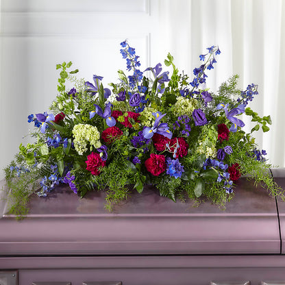 Always Treasured Casket Spray –  Halstead Floral At The Plaza, Halstead KS