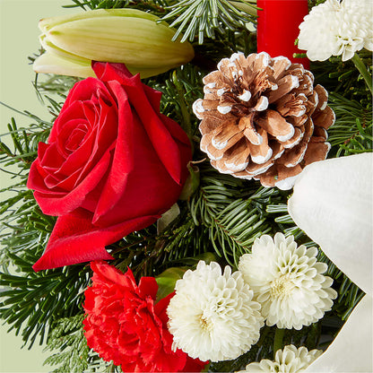 Seasonal Festivities Centerpiece –  Halstead Floral At The Plaza, Halstead KS