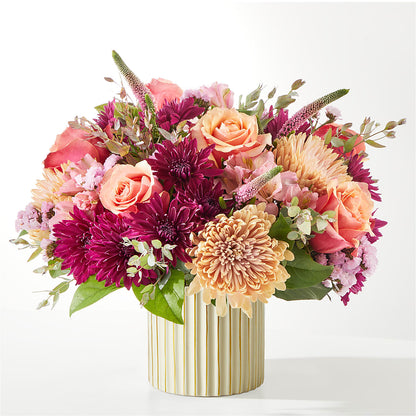 Berry Cobbler Bouquet with Ivory Vase –  Halstead Floral At The Plaza, Halstead KS