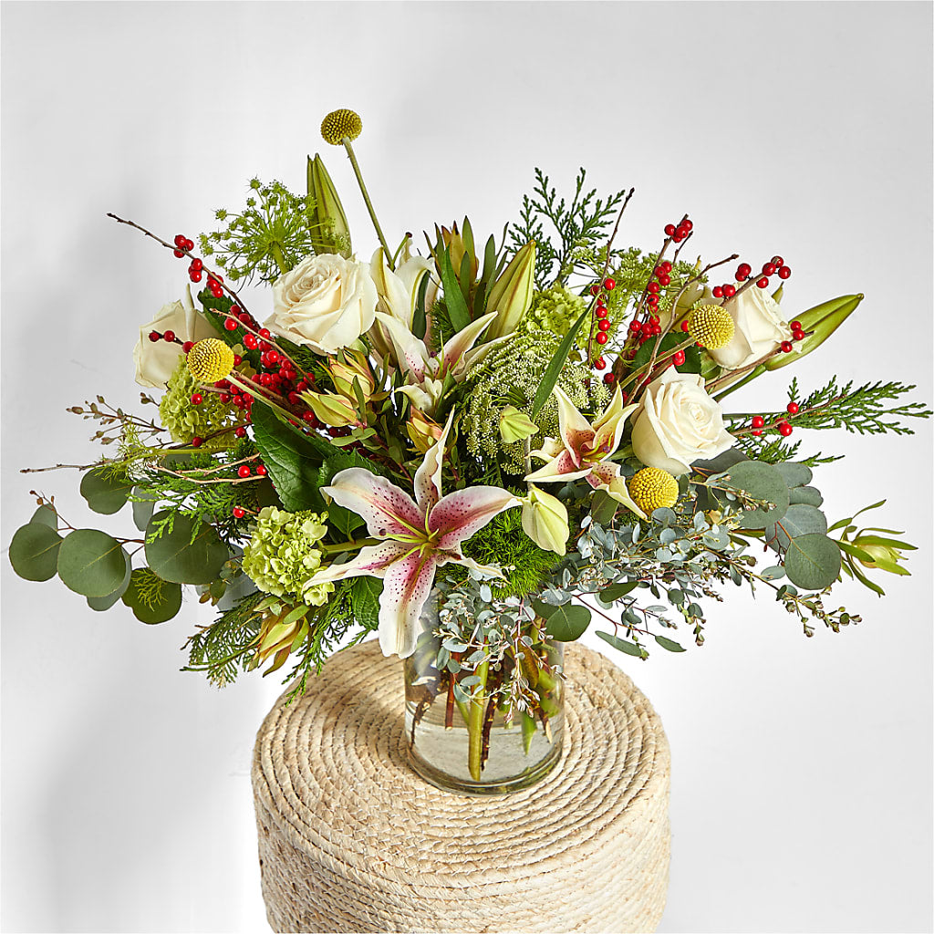 Berry & Bright Bouquet –  Halstead Floral At The Plaza, Halstead KS