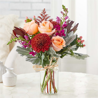 Moody Hues Bouquet –  Halstead Floral At The Plaza, Halstead KS