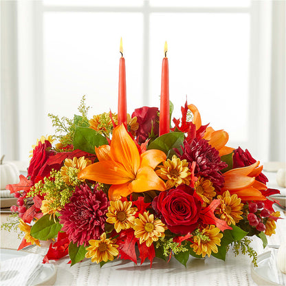 Autumn's Embrace Centerpiece –  Halstead Floral At The Plaza, Halstead KS