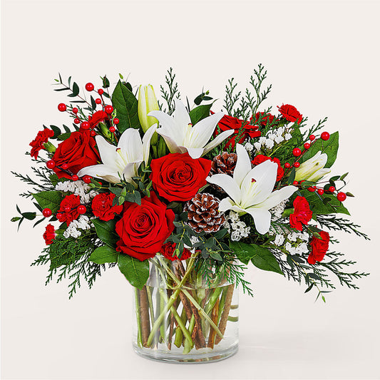 Best in Snow Bouquet –  Halstead Floral At The Plaza, Halstead KS