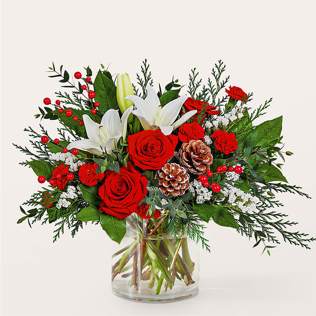 Best in Snow Bouquet –  Halstead Floral At The Plaza, Halstead KS