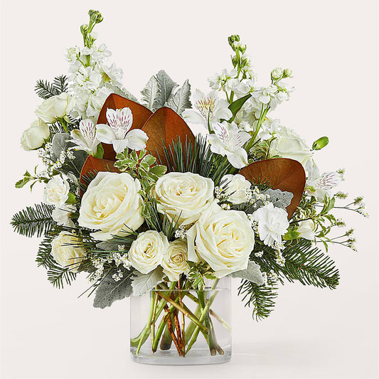 Fresh Snowfall Bouquet –  Halstead Floral At The Plaza, Halstead KS