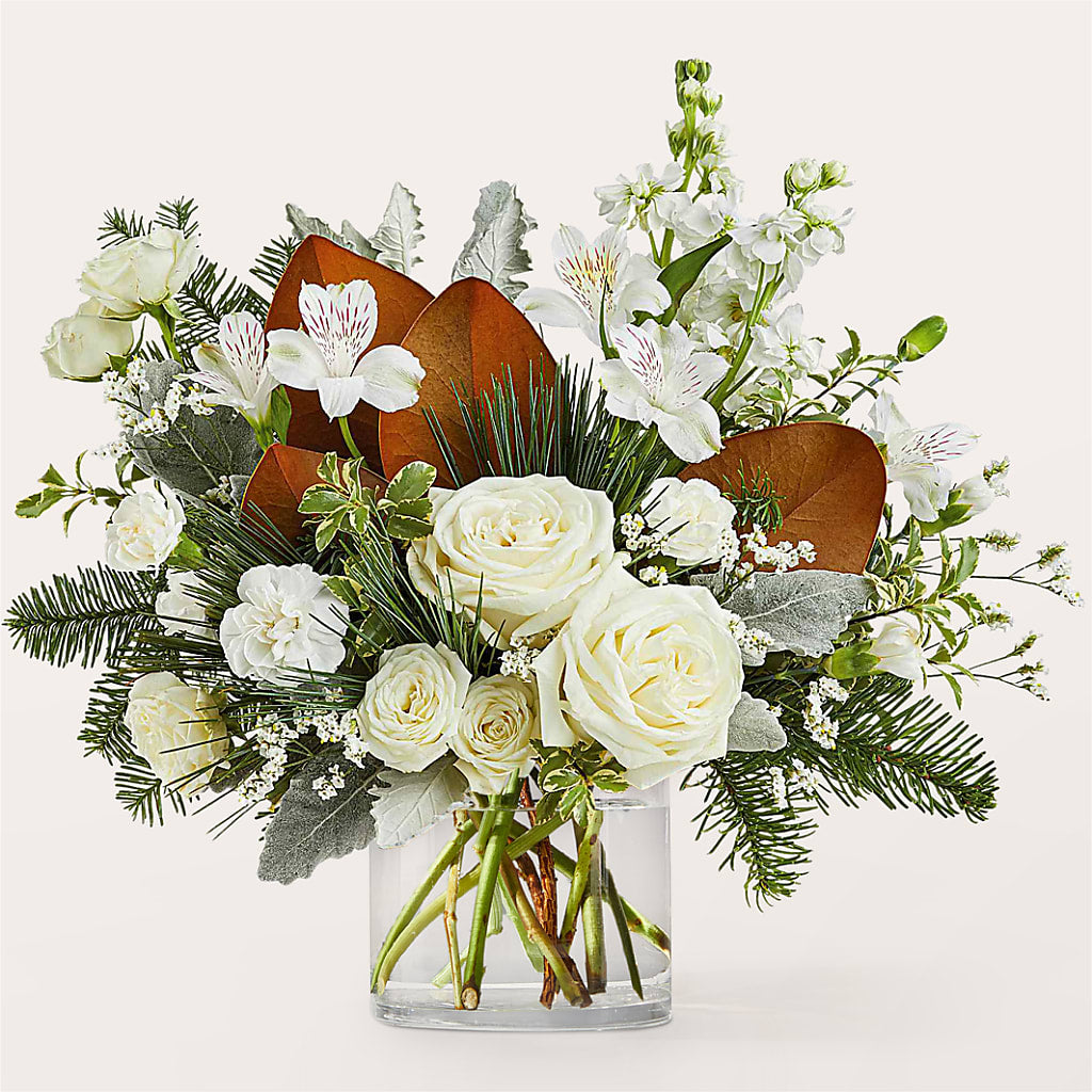 Fresh Snowfall Bouquet –  Halstead Floral At The Plaza, Halstead KS