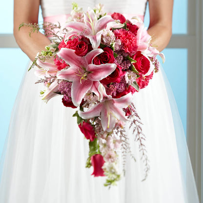 Lily & Rose Bouquet –  Halstead Floral At The Plaza, Halstead KS