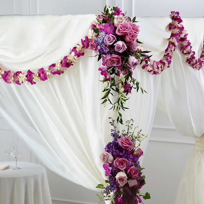 Color & Light Chuppah Decor –  Halstead Floral At The Plaza, Halstead KS