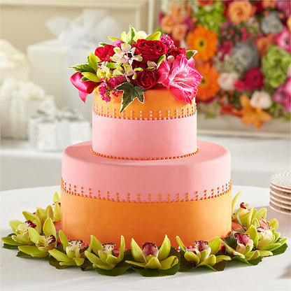 Sweet Citrus Cake Decor –  Halstead Floral At The Plaza, Halstead KS