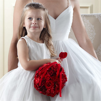 Pure at Heart Flower Girl Arrangement –  Halstead Floral At The Plaza, Halstead KS